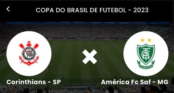 Timão enfrentará o América-MG nas quartas de final da Copa Betano do Brasil  2023