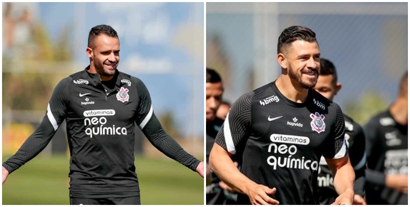 Giuliano e Renato Augusto estreias Corinthians