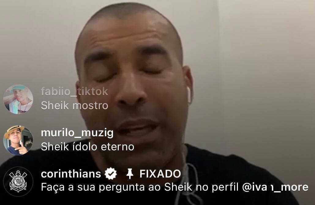 Sheik envia recado a Roger Guedes