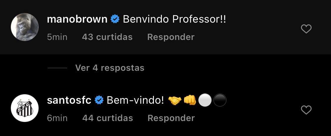 Mano Brown recepciona Carille no Santos