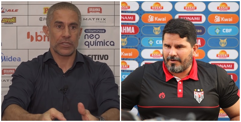 Sylvinho reclama de arbitragem em empate contra o Atlético-GO