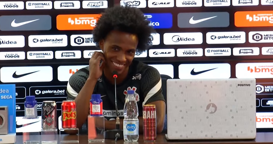Coletiva apresentação Willian no Corinthians