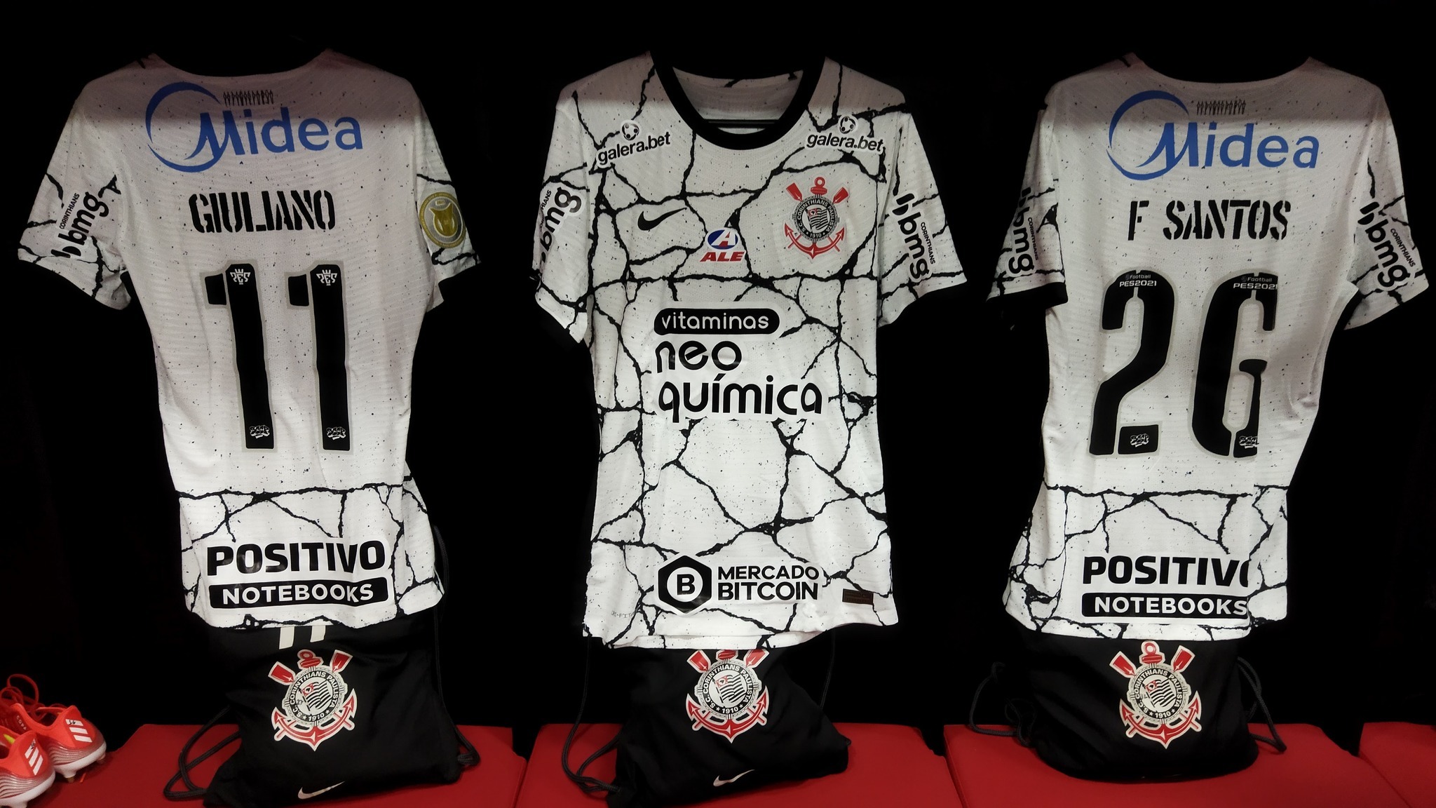 Escalação do Corinthians contra o Atlético-GO