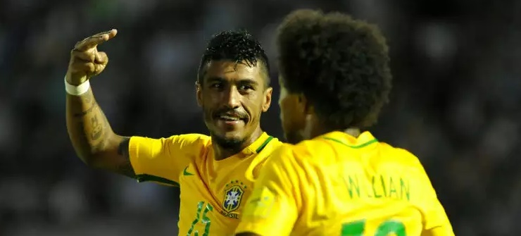Paulinho reage em foto de Willian no Corinthians