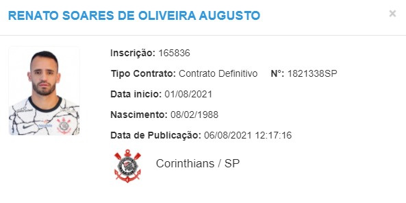Renato Augusto regularizado