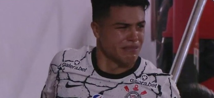 Roni lesionado no Corinthians