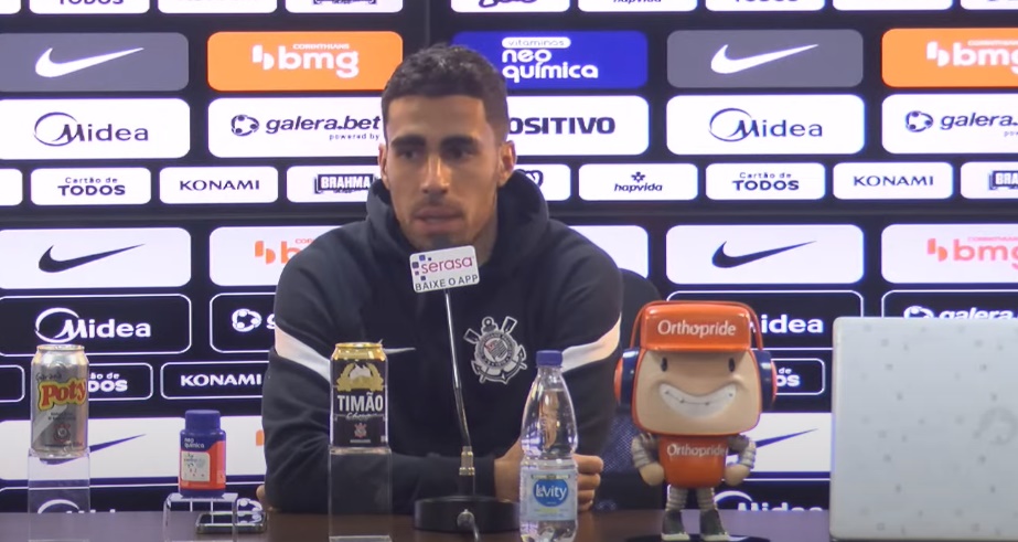 Gabriel coletiva Corinthians