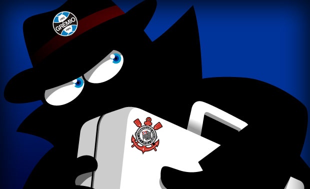 Grêmio mala branca Corinthians