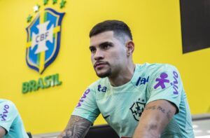 Seleção Brasileira no CT do Corinthians