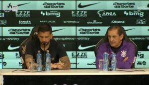 Yuri Alberto e Romero briga