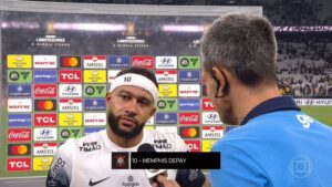 Memphis fica na bronca com o Corinthians após classificação na Libertadores
