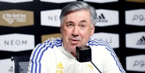Primeiro treino Ancelotti pelo Brasil no CT Joaquim Grava