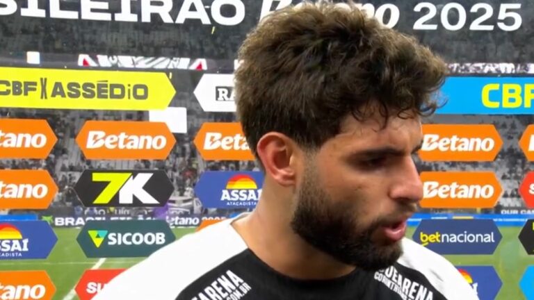Entrevista pós-jogo Yuri Corinthians x Santos