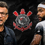 Neto e Memphis Depay (Imagem feita por IA)