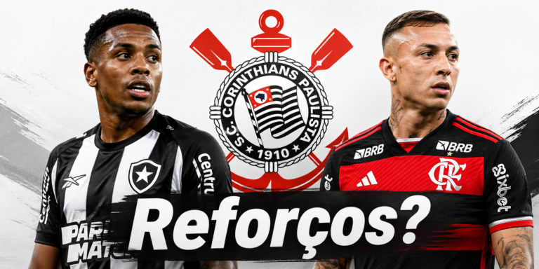 Corinthians mira Victor Sá e Cebolinha (Imagem feita por IA)
