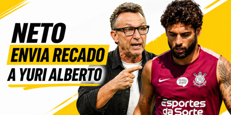 Neto critica Yuri (Imagem feita por IA)