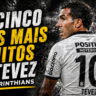 Os gols mais bonitos de Tevez pelo Corinthians (Imagem feita por IA)