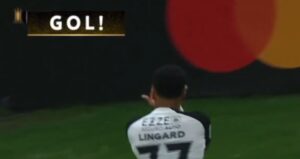 Gustavo Henrique e Lingard marcam para o Corinthians na Libertadores | Foto: Reprodução