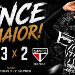 Corinthians vence o SPFC no Brasileirão (Imagem feita por IA)