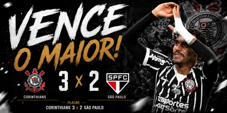 Corinthians vence o SPFC no Brasileirão (Imagem feita por IA)