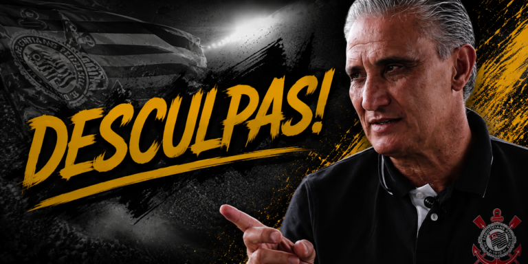 Tite pede desculpas ao Corinthians (Imagem feita por IA)
