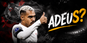 Matheuzinho fora do Corinthians? (Imagem feita por IA)