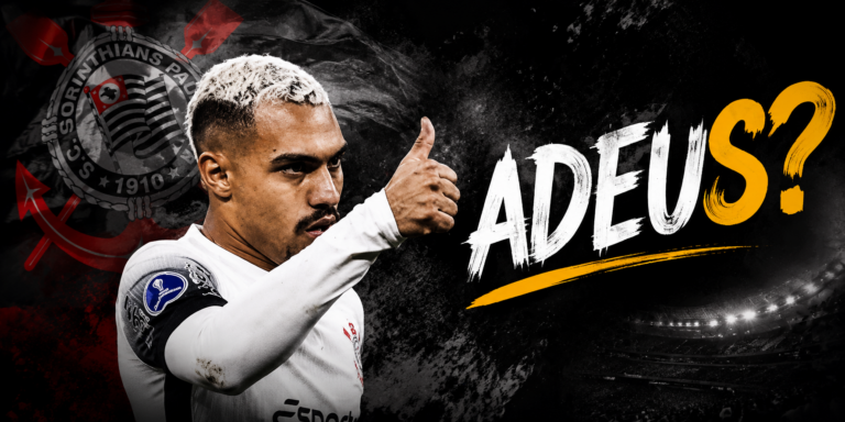 Matheuzinho fora do Corinthians? (Imagem feita por IA)
