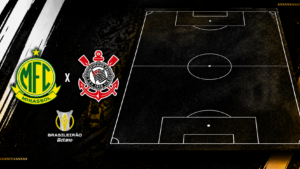 Escalação Corinthians e Mirassol (Imagem feita por IA)