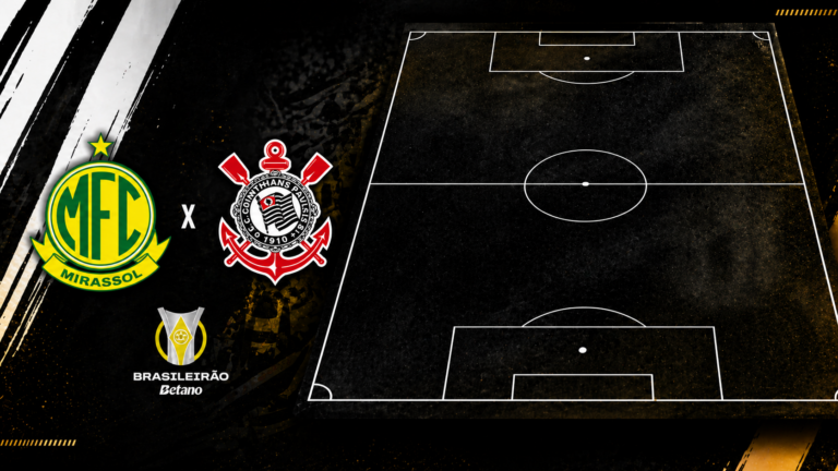 Escalação Corinthians e Mirassol (Imagem feita por IA)