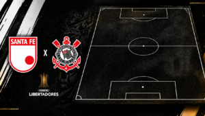 Corinthians escalação contra o Santa Fe (Imagem feita por IA)